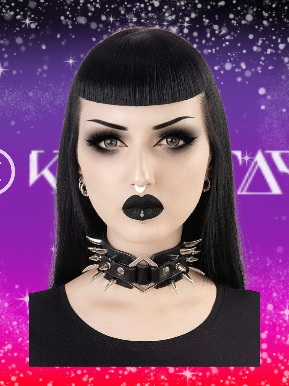 KILLSTAR Anastasia Spiked Choker Necklace